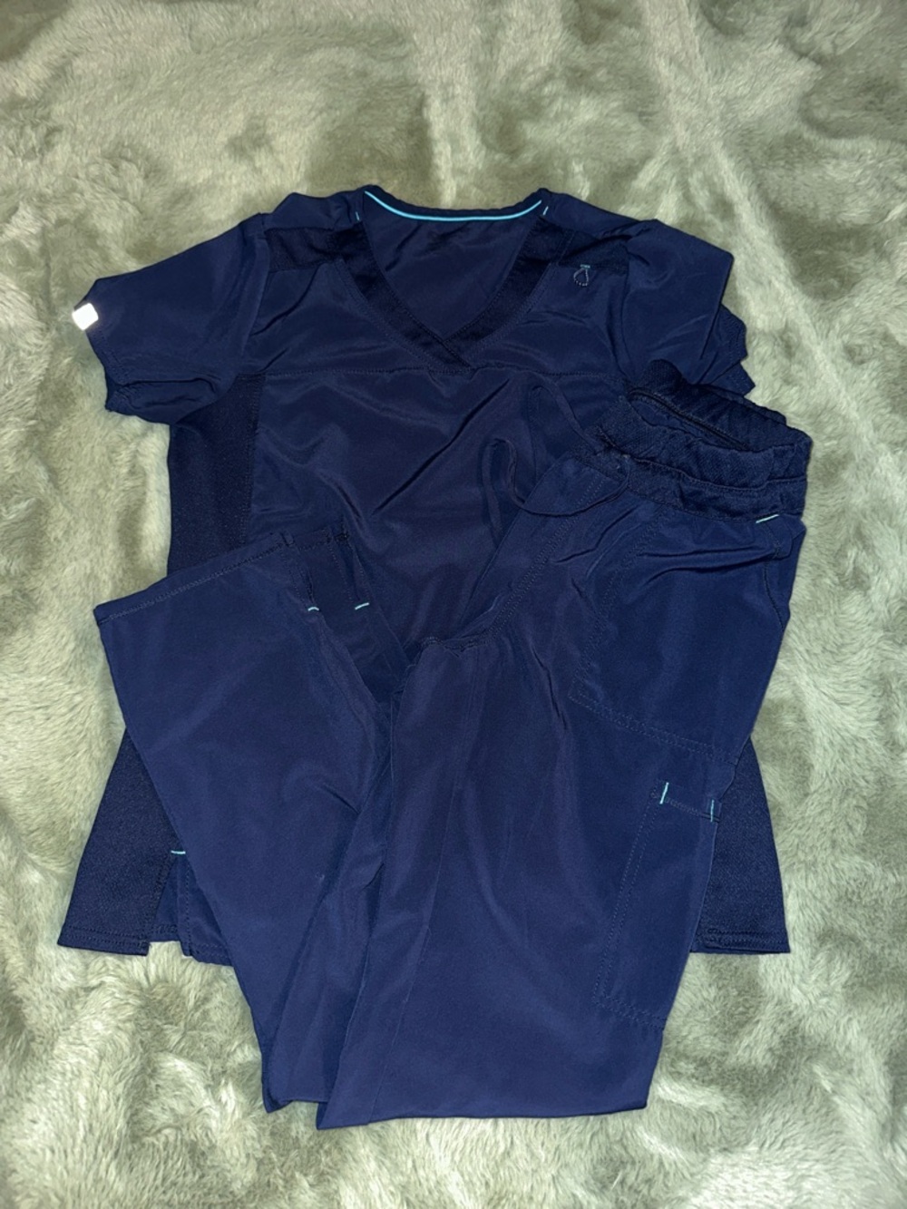 Women’s Navy Blue Scrub Set - Unbranded